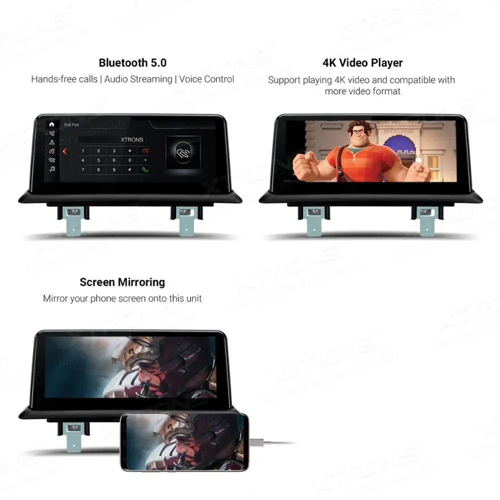 XTRONS 10 25 ''IPS Android 0 автомобильный радиоприемник CD GPS Bluetooth 5 для BMW 1 серии E81 E82 E87 E88