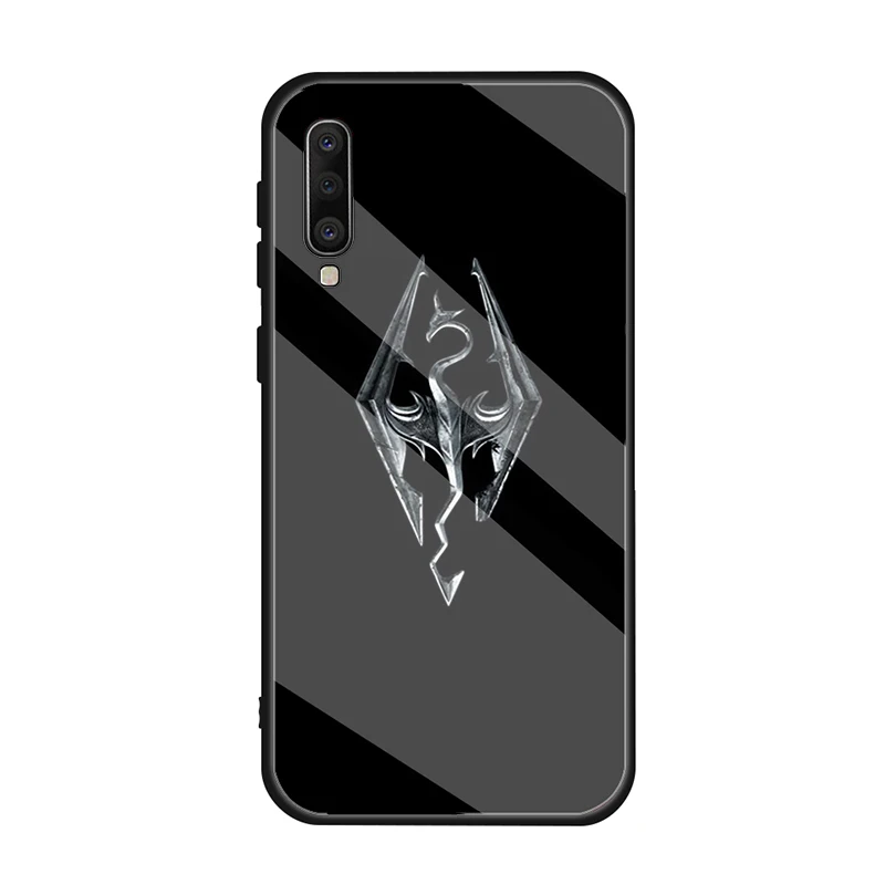 Чехол из закаленного стекла с логотипом Skyrim для Samsung Galaxy A 10S 10E 20S 20E 30S 40 50S 60 70 80 90 6 7 8