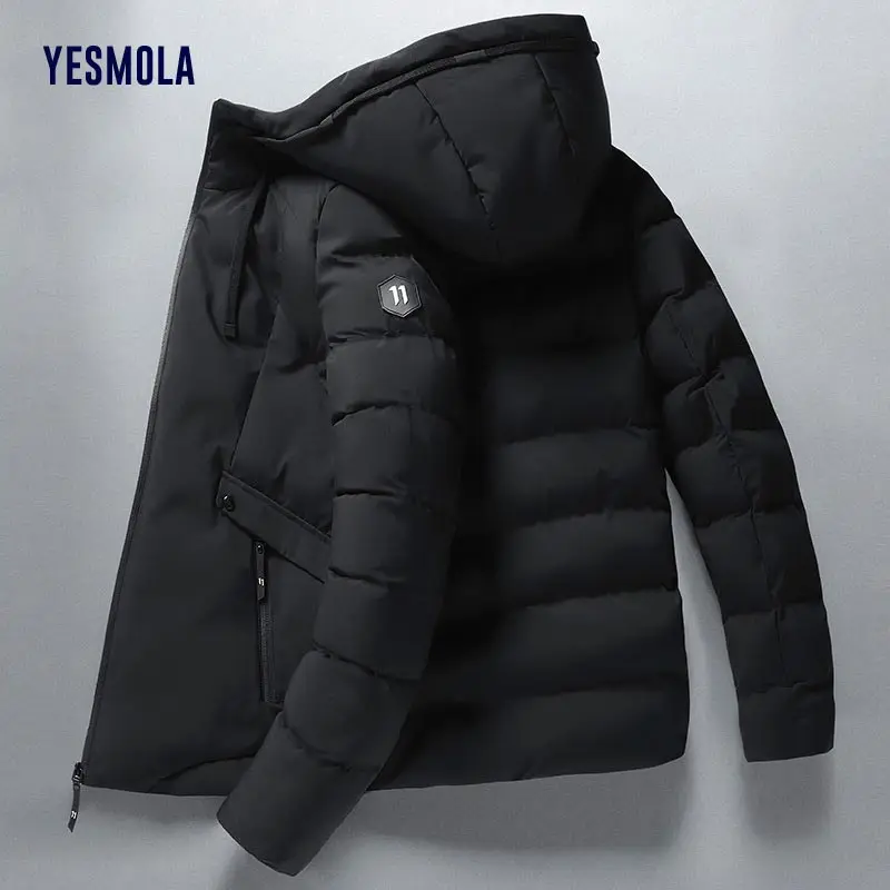 

YESMOLA, мужская одежда с хлопковой подкладкой, Осень-зима 2021, мужские пальто, пальто, мужская одежда