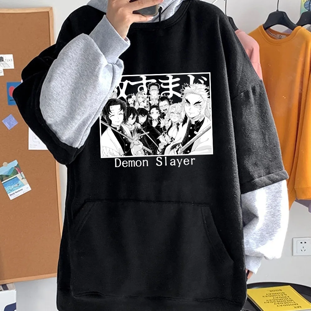 

2021 Hot Demon Slayer Anime Hoodie Hiphop Sweatshirt