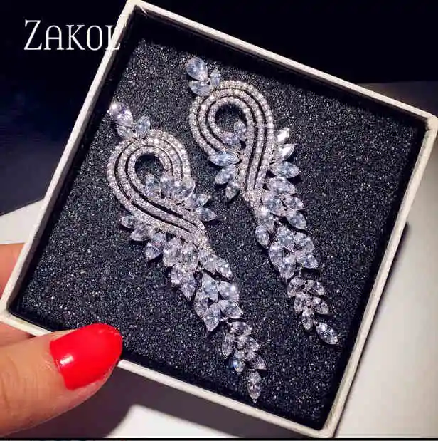 Роскошные ювелирные изделия ZAKOL подарки на день Святого Валентина большие