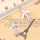 120 подвеску самолет 22x14 мм старинные подвески, Винтаж ювелирные изделия из тибетского серебра, сделай сам для браслетов и ожерелий