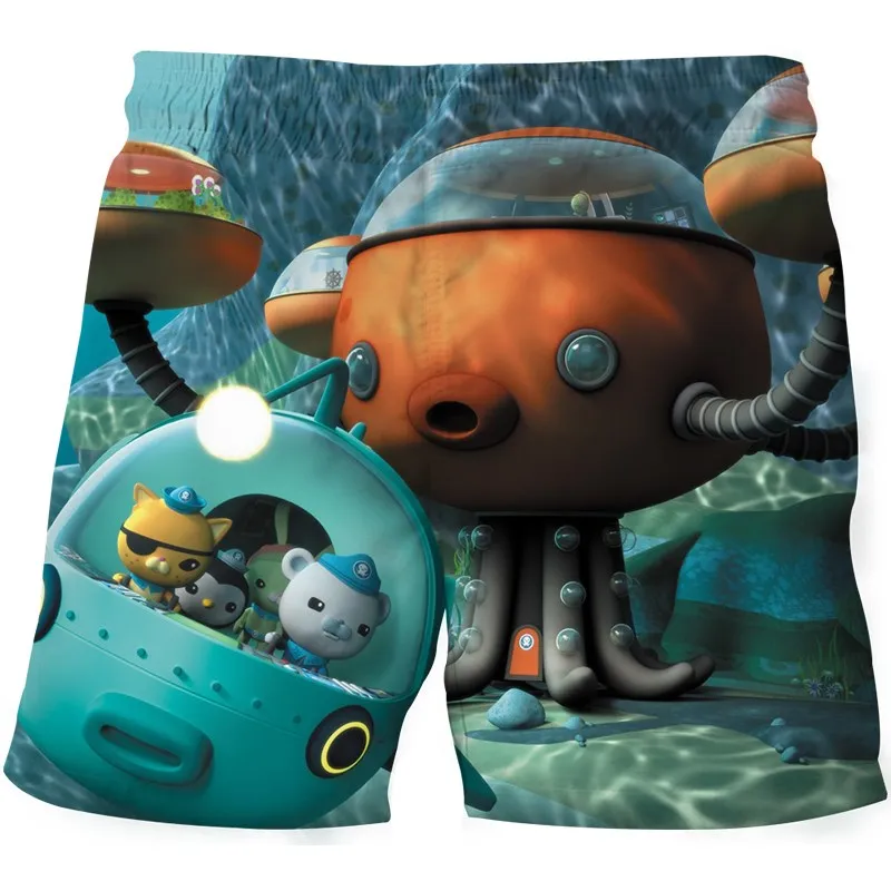 

The Octonauts Shorts Kids Clothes Barnacles Kwazii Peso Penguin Shellington Dashi Inkling Anime Pants Quick-Dry Casual Shorts