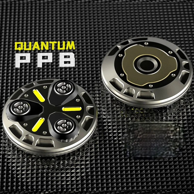 Quantum PPB Coin 2020 Luminous Fiber Propeller Ppb Magnetic Sound Coin Tide Play Ammo Joint Mfedc Titanium Alloy enlarge