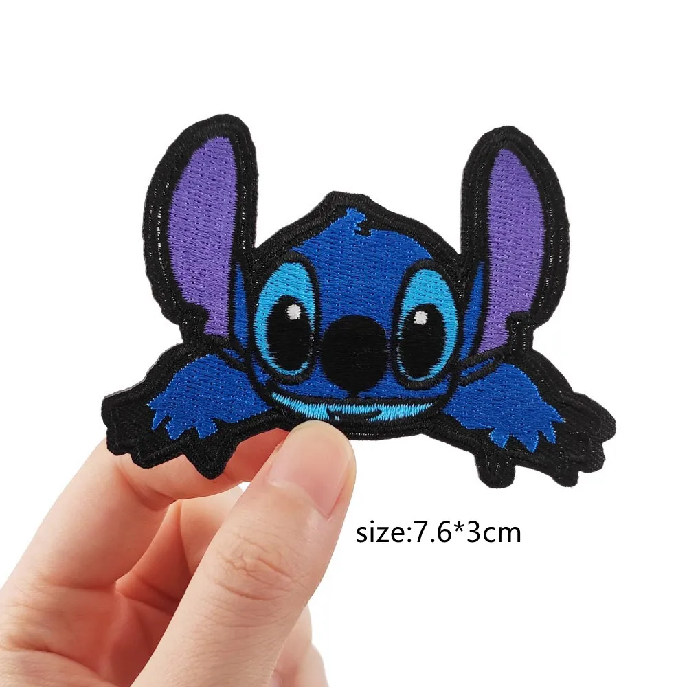 Детские нашивки с вышивкой Lilo & Stitch для одежды|Заплатки| |