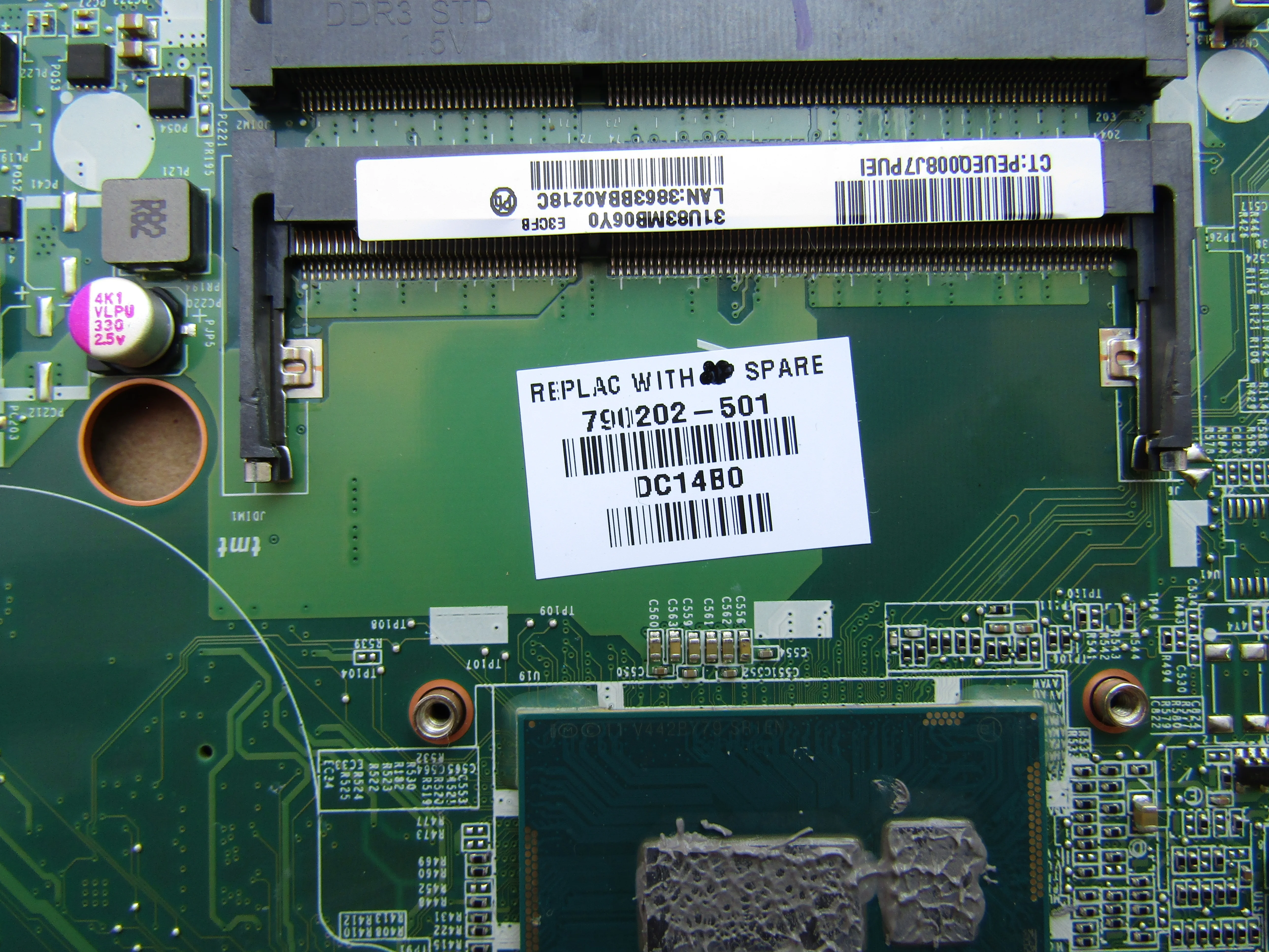790202-501 790202-001 аккумулятор большой емкости DA0U83MB6E0 UMA w i3-4030U материнская плата с процессором для ноутбука для hp павильон 15-F018DX 15-F019DX 15-F материнская плата