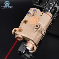 wadsn airsoft tactical nylon peq 15 red laser sight la5c ir white led rifel hunting weapon scout lights fit 20mm picatinny rail