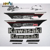 for kawasaki ninjazx6r 12years sticker decal full kit high quality motorcycle guard 30th racing black