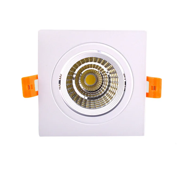 Single Head White Светодиодный Светодиодный светильник с двойной головкой COB 110 V-220 V 3W 7W 12W Потолочный встраиваемый светильник точечные потолочные светильники 3000 K/4000 K/6000 K - Испускаемый цвет: Single Head White