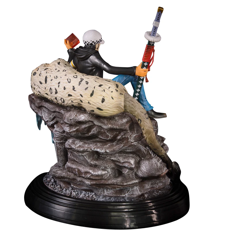 Billig Ein Stück GK Action Figur Anime Trafalgar Law Schnee Leopard Pvc Modell Sammlung Spielzeug Szene Statue Oversize Desktop Dekoration