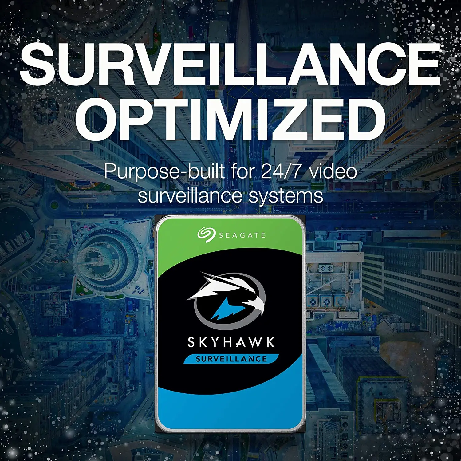 Внутренний жесткий диск Seagate Skyhawk 1 ТБ/2 ТБ/4 ТБ/6 ТБ/8 ТБ для системы видеонаблюдения