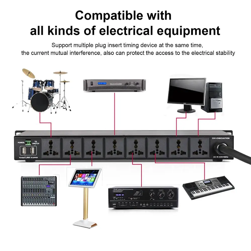 Professional engineering 9-Channels multi-function power supply sequence controller with voltage display | Электроника