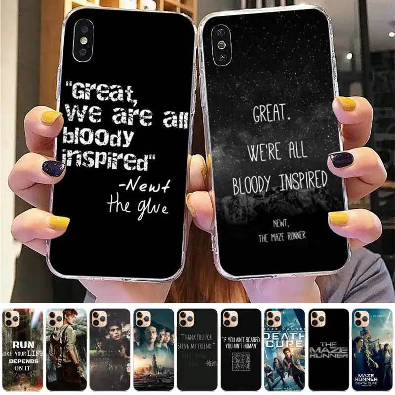 

The Maze Runner Phone Case for iphone 13 11 12 pro XS MAX 8 7 6 6S Plus X 5S SE 2020 XR case