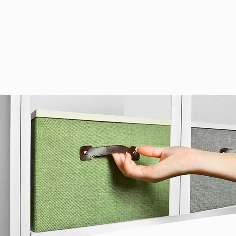 Большая складная коробка для хранения с крышкой контейнер органайзер из