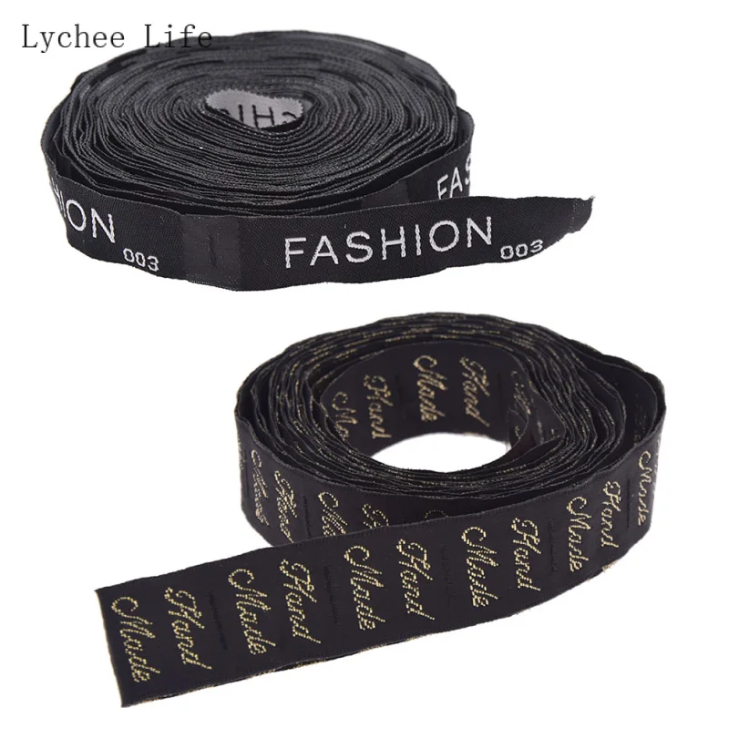 Lychee Life 100/200 шт разноцветная этикетка ручной работы для шитья одежды Diy этикетки