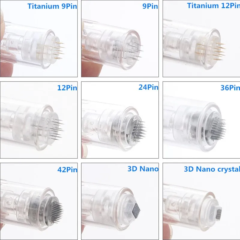 Электрический дермапен микро крошечные иглы Уход за кожей лица терапия удаления
