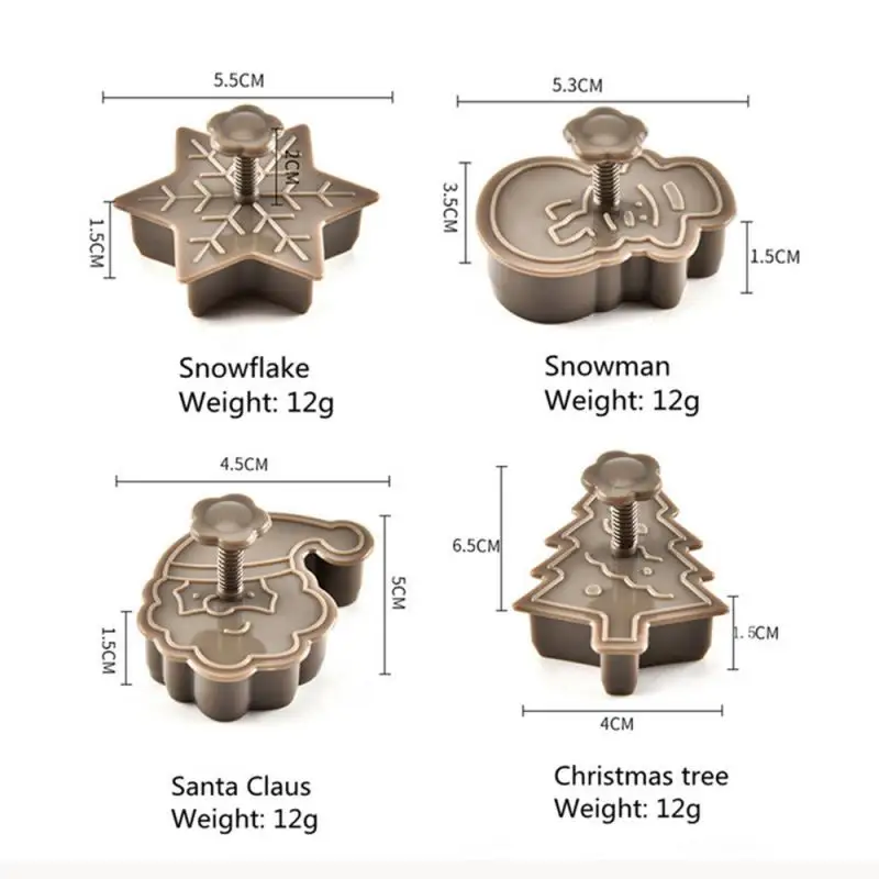 Креативное печенье 3D пластиковое украшение для печенья с эффектом пуш-типа