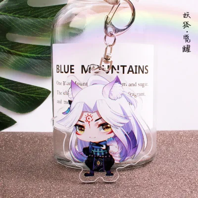 3 Аниме Onmyoji акриловый брелок демонический нож для девочек Gui shibay aoandou Ibaraki douji Модный милый кулон chaviro брелок ювелирные изделия - Цвет: 3