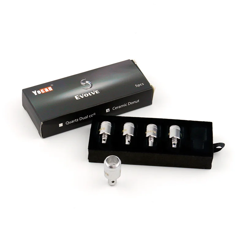 Vmiss 5 шт./кор. Сменная головка для Yocan Evolve Pandon воск двойная кварцевая аксессуары
