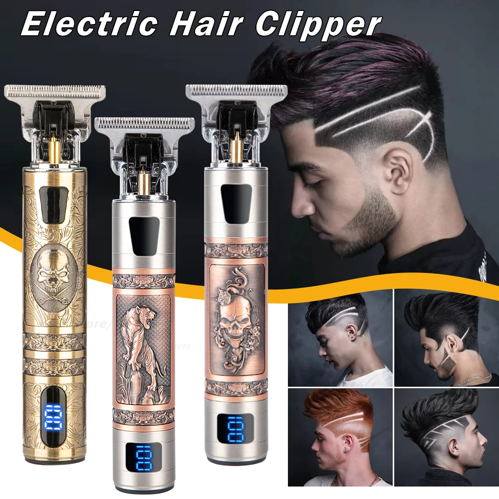 

2021 Electric Hair Clipper Hair Trimmer For Men Rechargeable Electric Shaver Beard Barber Hair Cutting Machine For Men Hair Cut