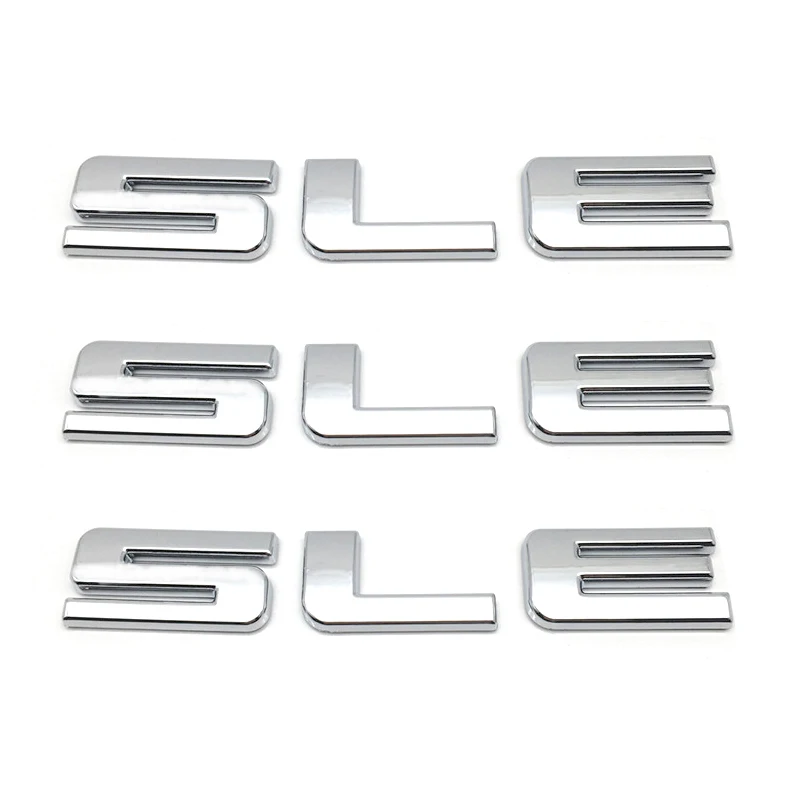 

Хром 3x1/4 "SLE брызговик, боковой задний багажник, эмблема задней двери для GMC SIERRA YUKON, ущелье местности