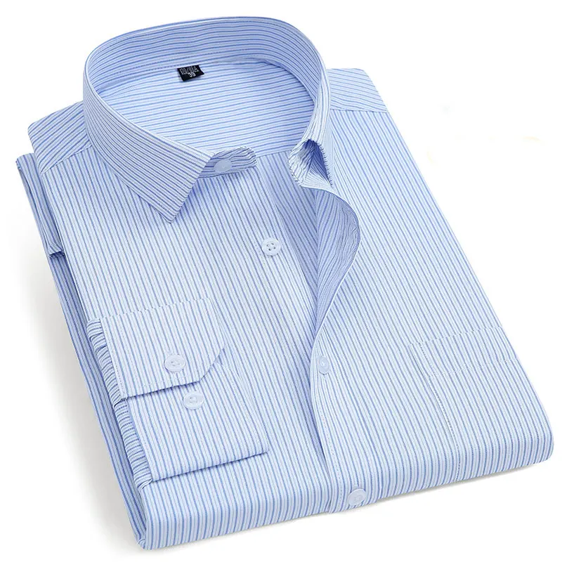 2021 Новые Мужские модельные туфли рубашки в полоску/Twill однотонная модная одежда с