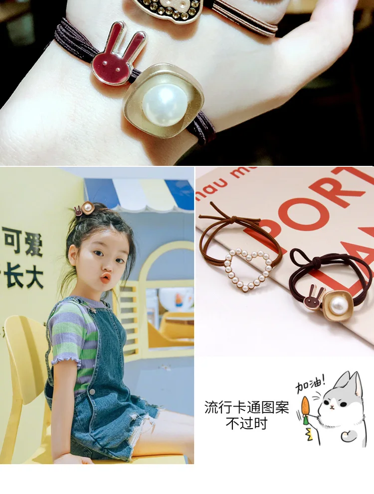 5 шт./лот, милые эластичные резинки для волос для девочек, резинки для волос, аксессуары резинки для волос, резинки для волос