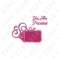 you are priceless newest hot sale metal cutting dies for diy scrapbooking crafts maker photo album template handmade decoration