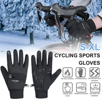 sport unisex touchscreensmartphone gloves winter outdoor sports running glove warm gym fitness full finger gloves windproof