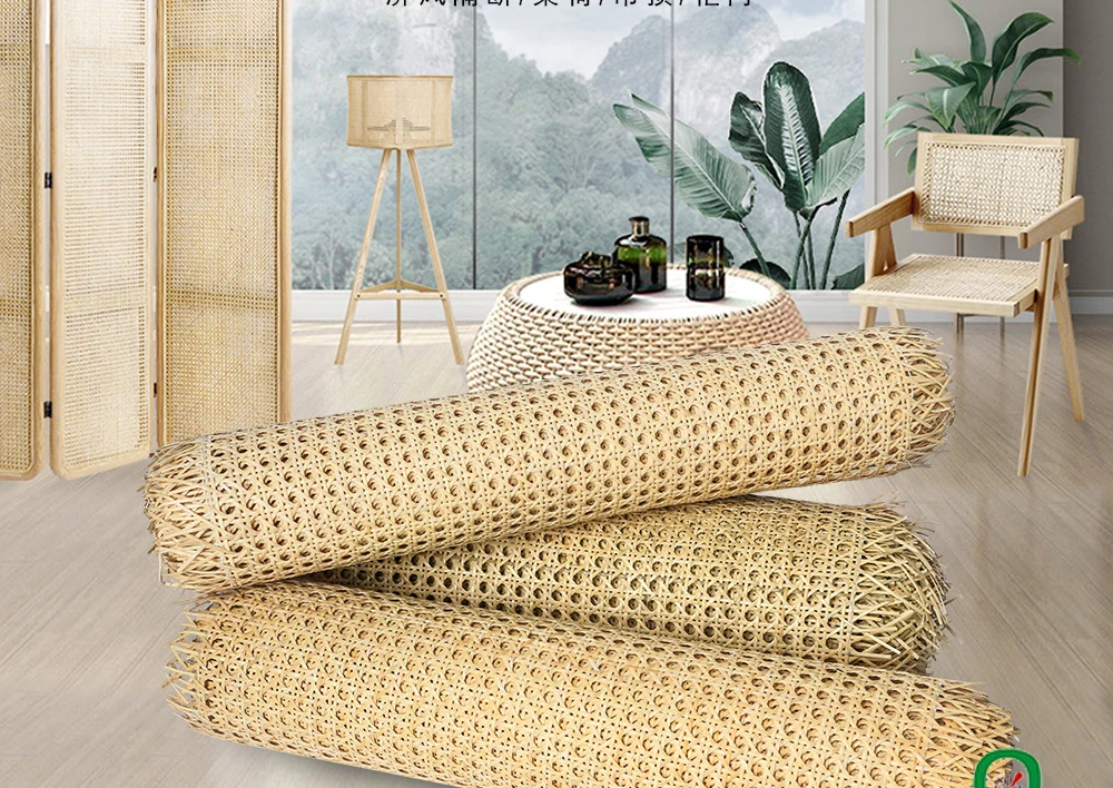 Натуральный индонезийский ротанговый тростник шириной 40 см мебель стул стол