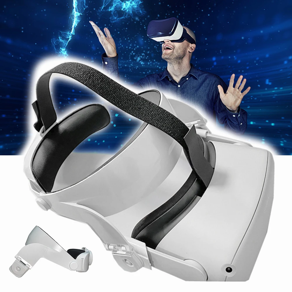 

For Oculus Quest 2 Halo Strap Virtual Reality Supporting forcesupport Upgrades Head Strap For Oculus Quest 2 Accessories