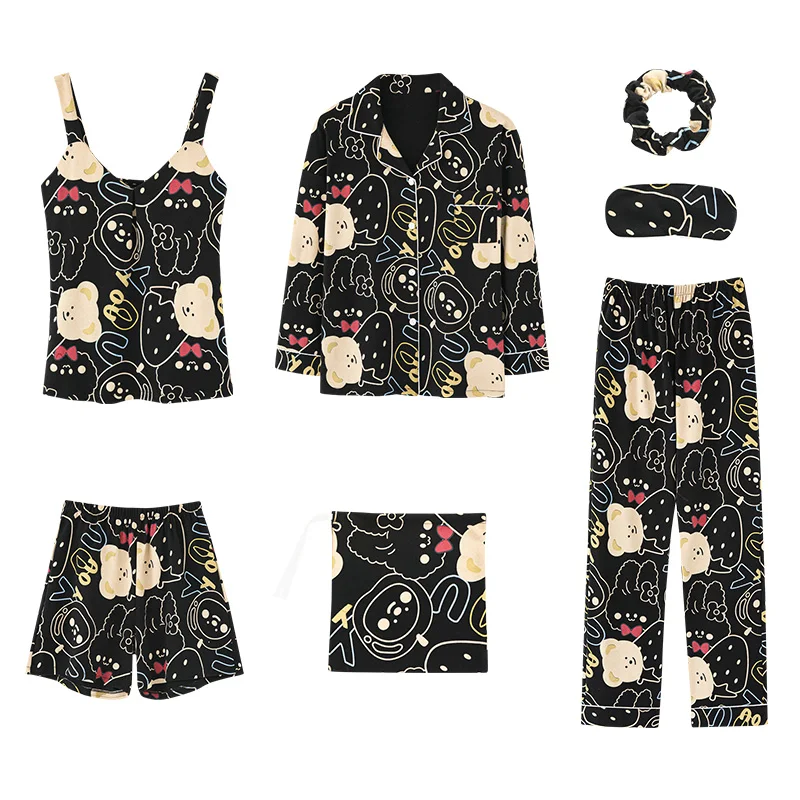 JRMISSLI демисезонный для женщин пижамы наборы ухода за кожей Хлопковая пижама