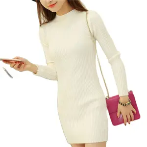 Осенне-зимняя полукорейская водолазка OHCLOTHING, Женский пуловер с длинным рукавом, свитер, тонкий, плотный