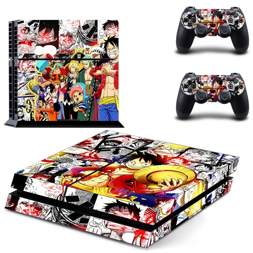 Цельный стикер Luffy для PS4 s Play station 4 Skin PS стикеры наклейки PlayStation консоли и