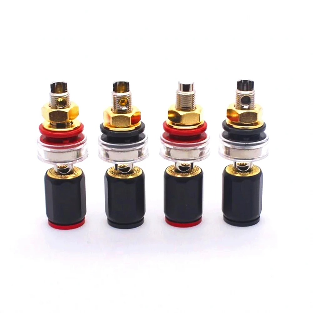 HIFI Gaofei RHO06SBP родиевый динамик AMP Клеммная Клемма соединительная 4 шт.|Коннекторы и