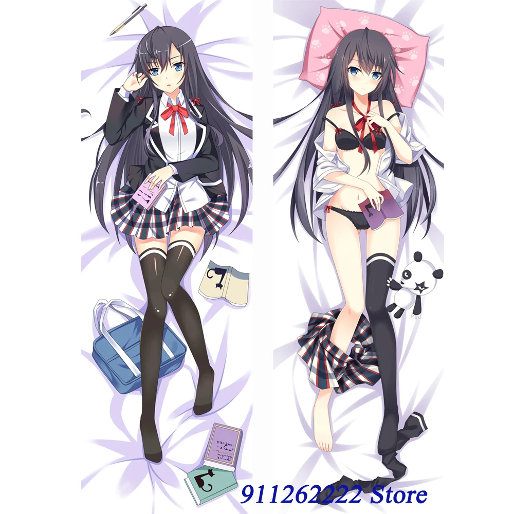 

Dakimakura My Youth Romantic Comedy Is Wrong Yukinoshita Yukino Double-sided Print Hugging Body Pillow Case Cushion Cover Gift