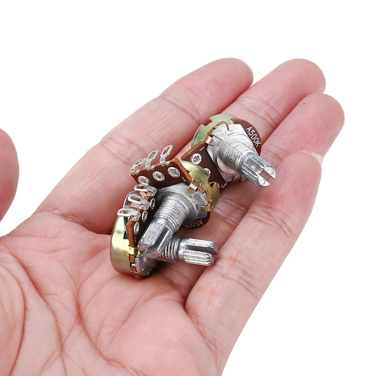 Мини-гитарный тональный потенциометр A500K с коротким раздельным валом 10 шт. | Спорт