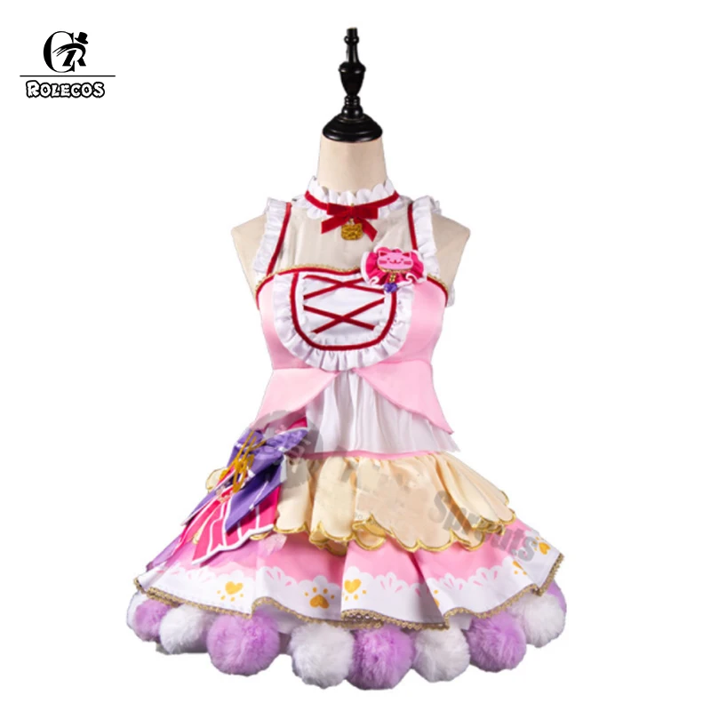ROLECOS аниме Lovelive мини Кодори Кот девочка все член Косплей Нико Ядзава костюм
