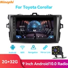 Автомагнитола 2 Din на Android 10,0, 4 Гб + 64 ГБ, мультимедийный видеоплеер для Toyota Corolla E140150, 2006, 2007-2011, Wi-Fi, BT carplay
