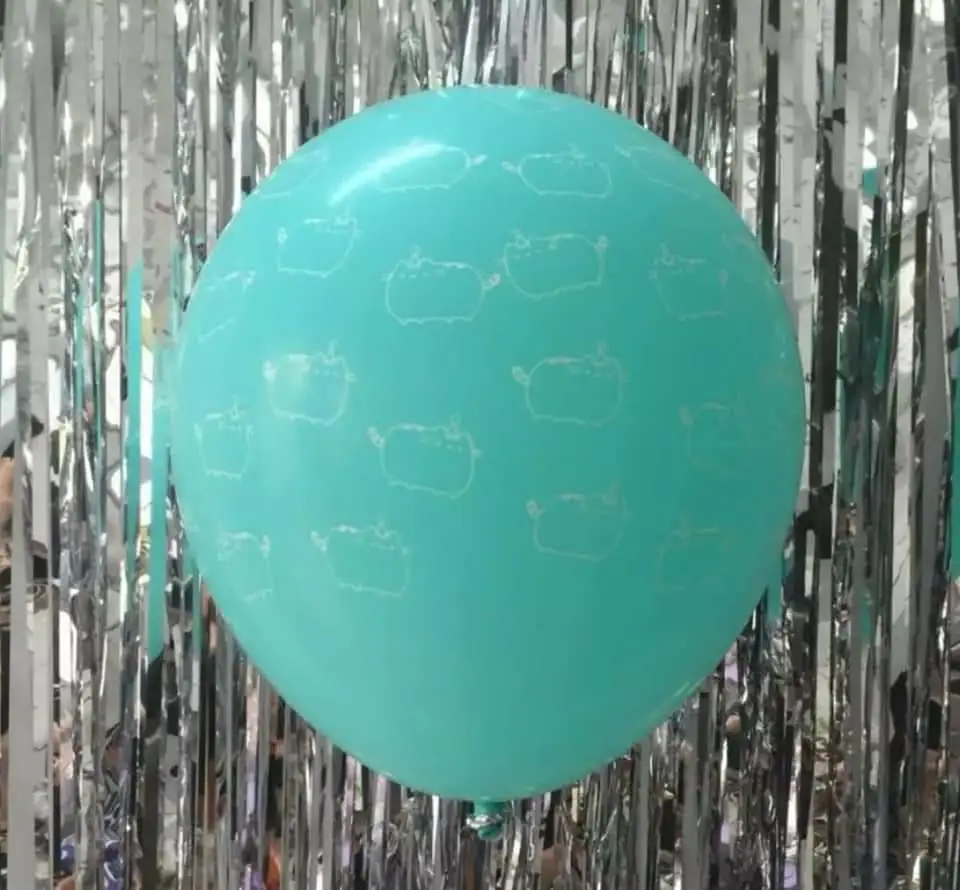 10 шт./лот 12 дюймов Tiffanyblue серый Кот вечерние воздушные шары pushen cat розовая Петти