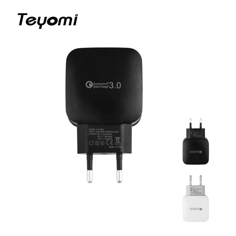 USB зарядное устройство rapide 3 0 адаптер EU prise voyage mur QC для iPhone samsung Xiaomi камеры