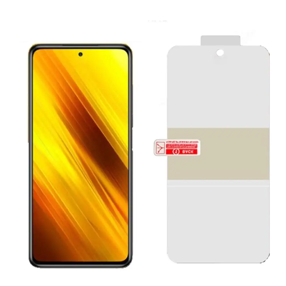 Нано-Гелевая защитная пленка на весь экран для Xiaomi pocophone X3 NFC X2, мягкая Гидрогелевая защитная пленка из ТПУ для телефона poco f2 M2 Pro, не стекло