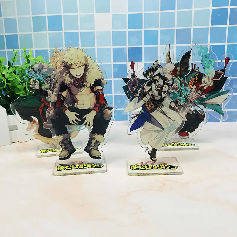 

Anime My Hero Academia Key Chain Acrylic Figure Keychains High Quality Desk Decorated Stand Sign Keyring Gift For Woman Man
