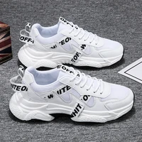 whiteblackred thick bottom mens casual shoes men sneakers men trend lace up brand sports whit fitnessw white shoes men new