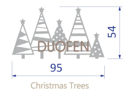 DF christmas tree Dies for DIY Scrapbooking/photo album Decorative Embossing Paper Cards | Дом и сад