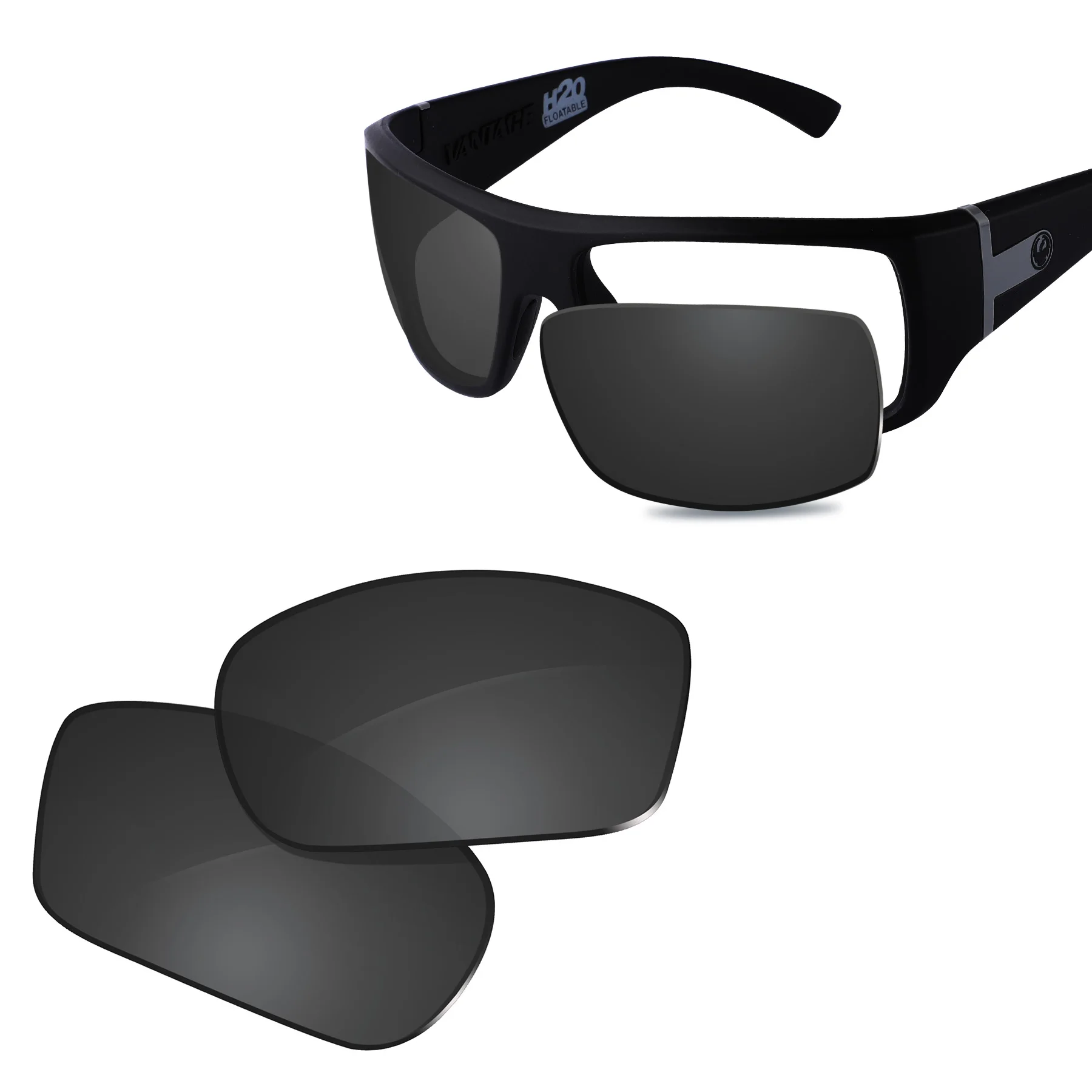 Glintbay جديد الأداء الاستقطاب استبدال العدسات ل التنين فانتاج النظارات الشمسية متعددة الألوان
