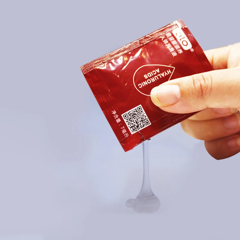 Лубрикант пластиковые пакеты 7 мл смазка на водной основе облегчение боли