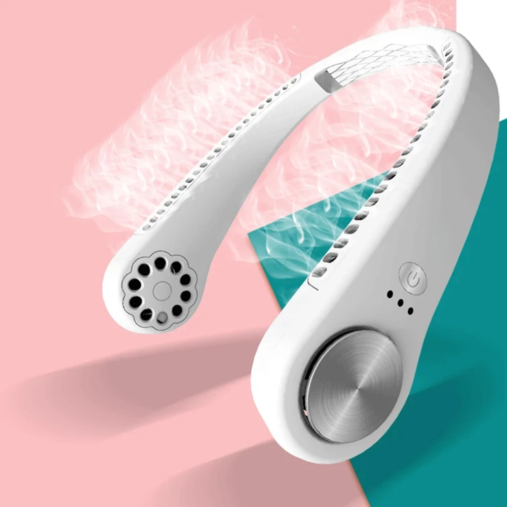 

Мини-вентилятор M8 безлопастный с USB-зарядкой, Портативный Персональный переносной шейный вентилятор для спорта, путешествий, улицы