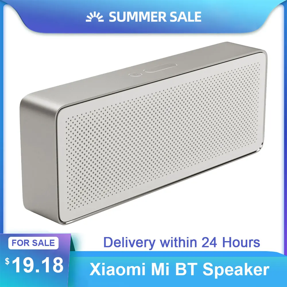 Колонка Xiaomi Mi BT Square Box 2 стерео HD качество звука колонки с басами музыкальный