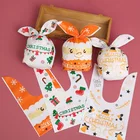 Пакет пластиковый для печенья и сладостей, в подарок, для ушей, 1 упаковка50 шт., принадлежности для декора